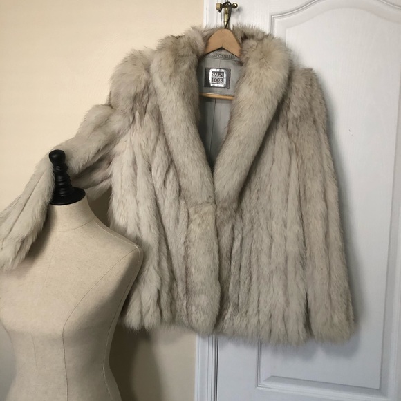 Saga Furs Jackets & Blazers - Saga Fox Genuine Fur Coat Jacket